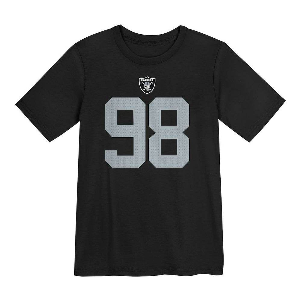 Maxx Crosby  Preschool Player Name & Number T-Shirt - Las Vegas Raiders