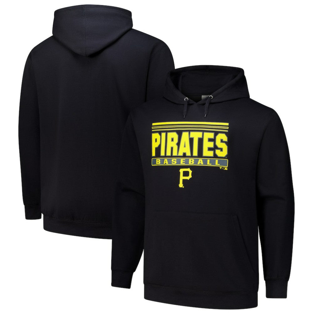 MLB Pittsburgh Pirates   Stack Fleece Pullover Hoodie