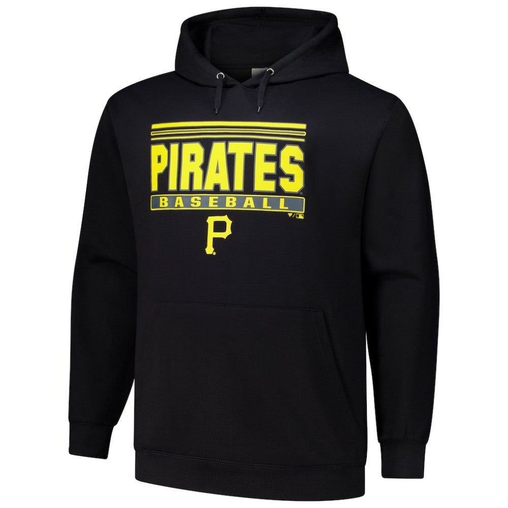MLB Pittsburgh Pirates   Stack Fleece Pullover Hoodie