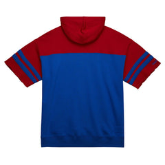 Off Field Vintage Logo Short Sleeve Pullover Hoodie - New England Patriots