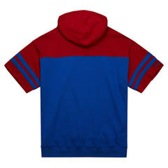 Off Field Vintage Logo Short Sleeve Pullover Hoodie - New York Giants
