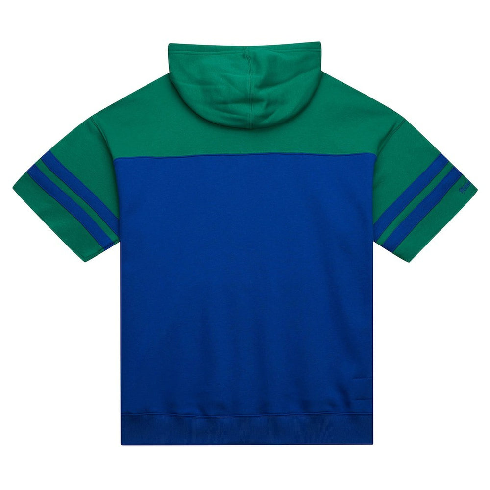 Off Field Vintage Logo Short Sleeve Pullover Hoodie - Seattle Seahawks