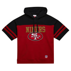Off Field Vintage Logo Short Sleeve Pullover Hoodie - San Francisco 49ers