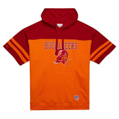 Off Field Vintage Logo Short Sleeve Pullover Hoodie - Tampa Bay Buccaneers