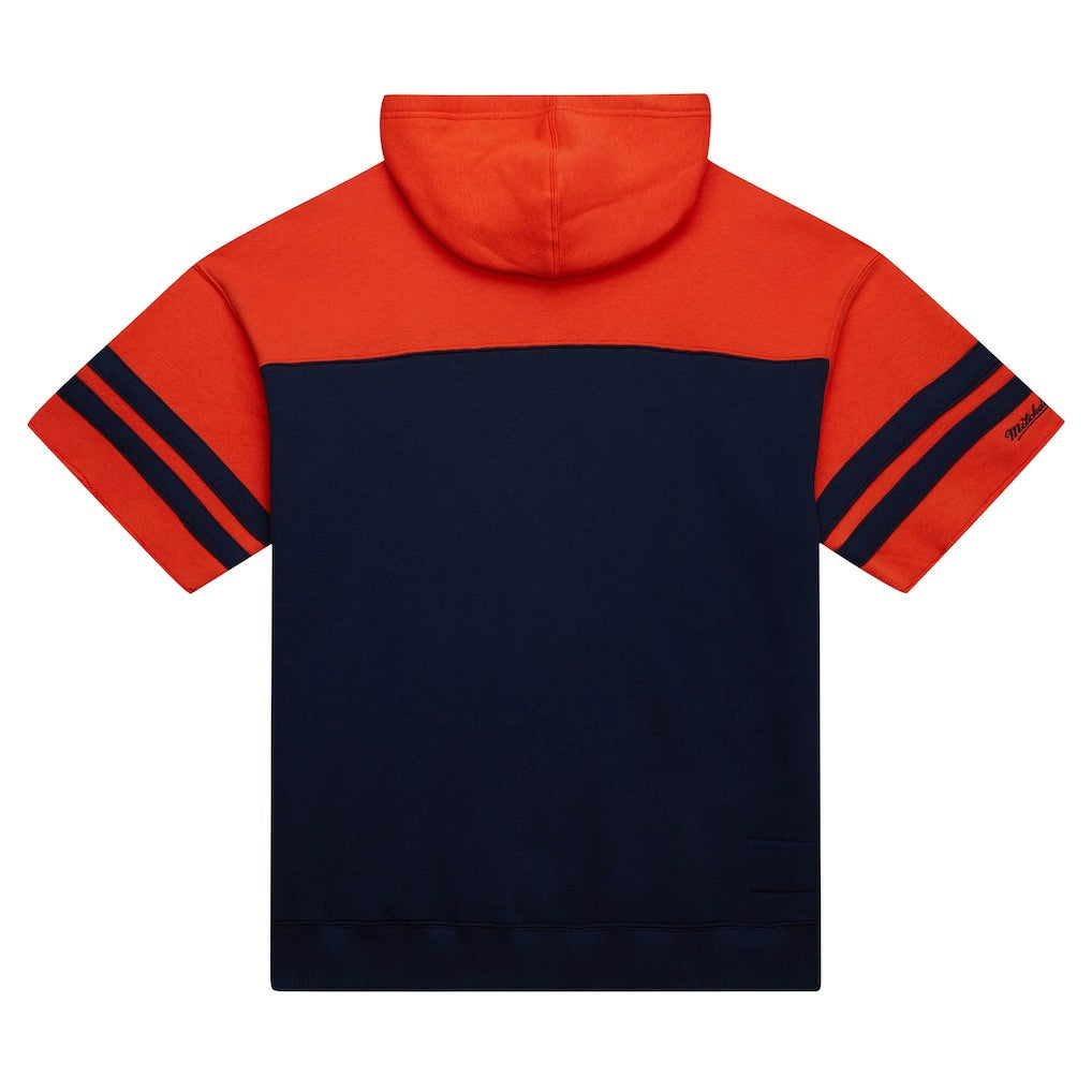 Off Field Vintage Logo Short Sleeve Pullover Hoodie - Chicago Bears