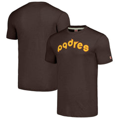 MLB San Diego Padres Homage Cooperstown Collection Hand-Drawn Logo Tri-Blend T-Shirt