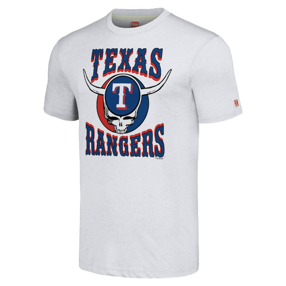 MLB Texas Rangers Homage Grateful Dead Tri-Blend T-Shirt