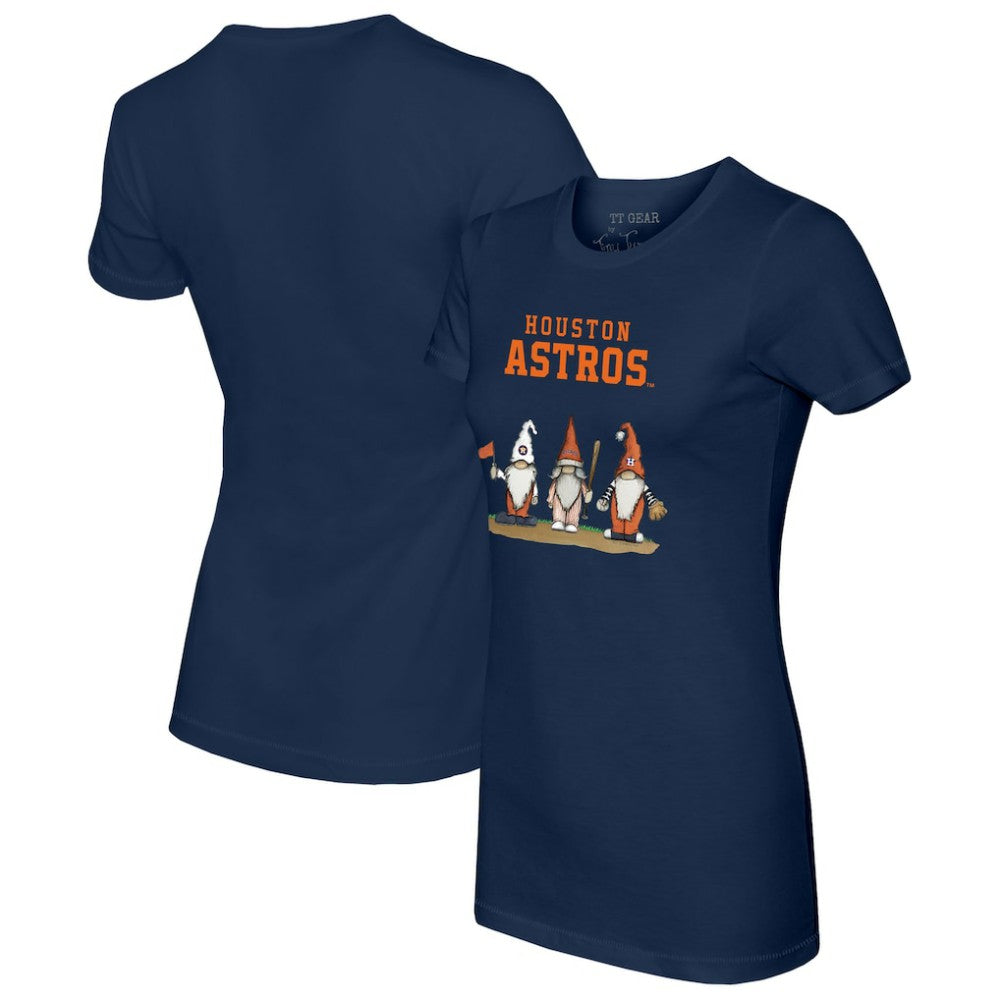 MLB Houston Astros Tiny Turnip Women's Gnomes T-Shirt
