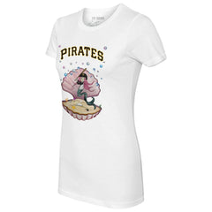 MLB Pittsburgh Pirates Tiny Turnip Women's Mermaid T-Shirt