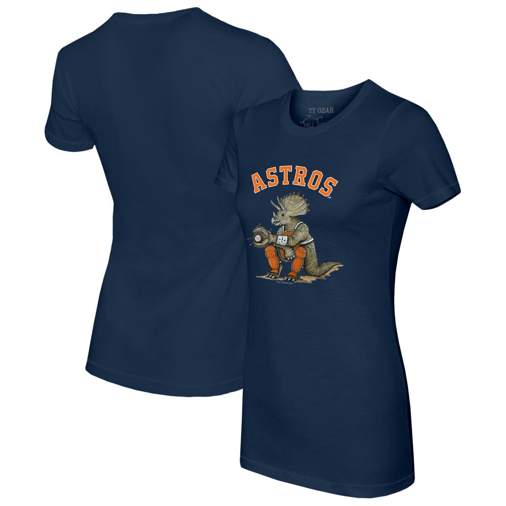 MLB Houston Astros Tiny Turnip Women's Triceratops T-Shirt