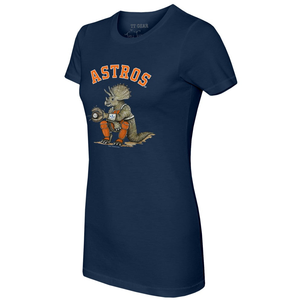 MLB Houston Astros Tiny Turnip Women's Triceratops T-Shirt