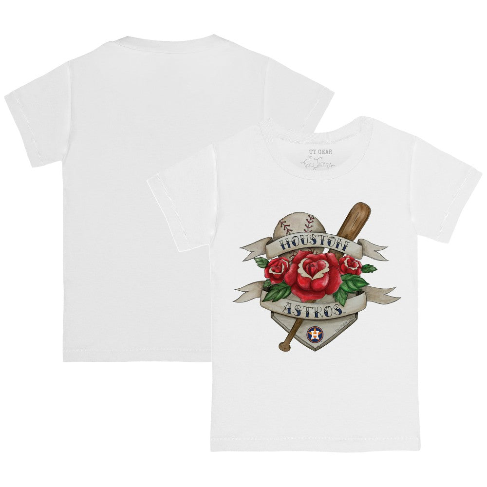 MLB Houston Astros Tiny Turnip Youth American Traditional Rose T-Shirt