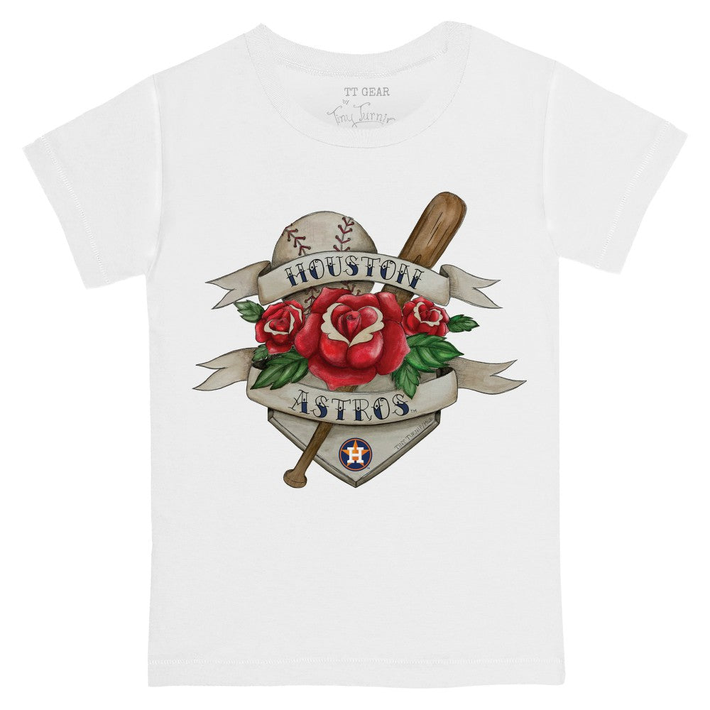 MLB Houston Astros Tiny Turnip Youth American Traditional Rose T-Shirt