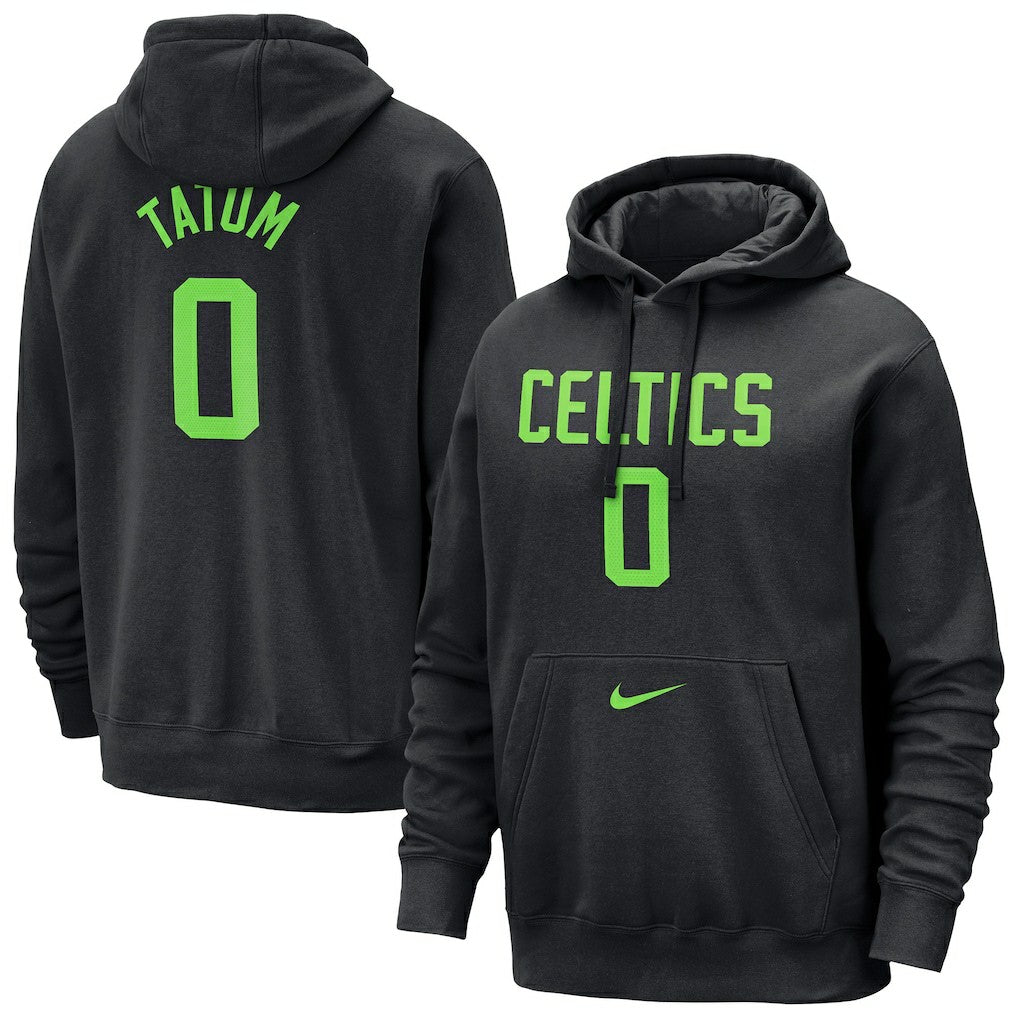 NBA Jayson Tatum Boston Celtics 2024/25 City Edition Name & Number Pullover Hoodie
