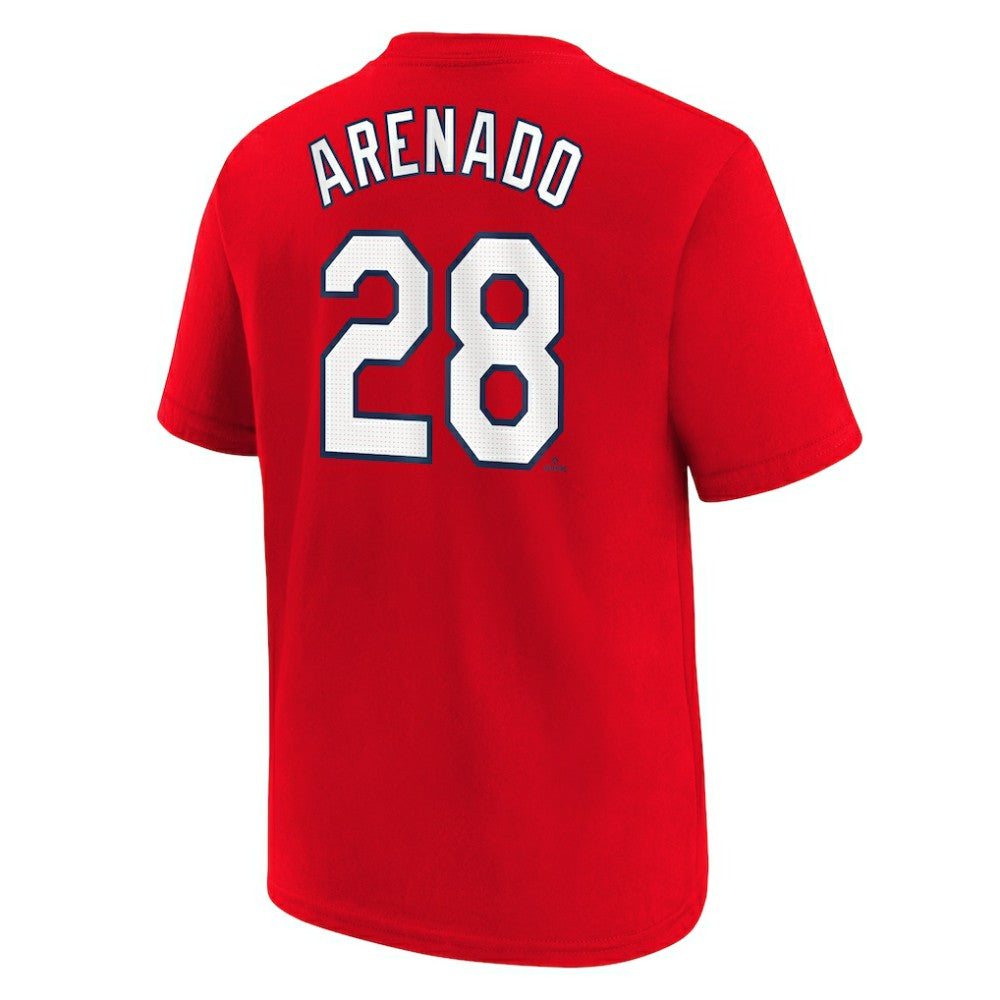 MLB Nolan Arenado St. Louis Cardinals Nike Youth 2024 City Connect Name & Number T-Shirt