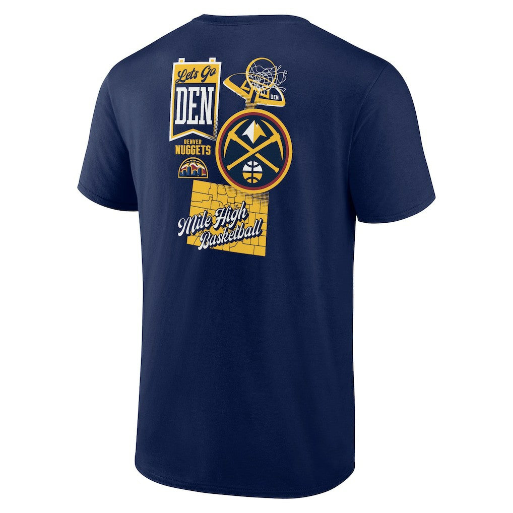 NBA Denver Nuggets Split Zone T-Shirt sale