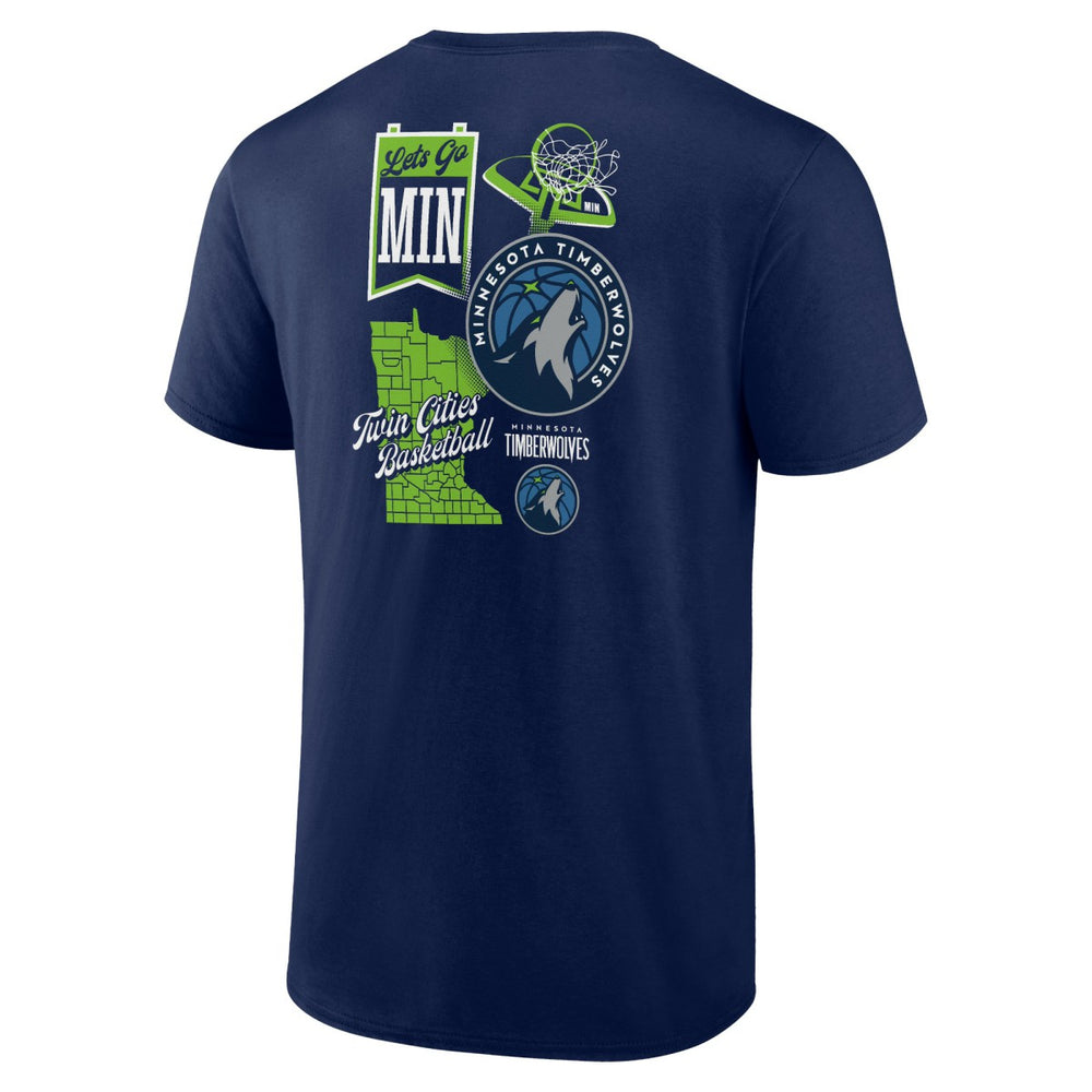 NBA Minnesota Timberwolves Split Zone T-Shirt