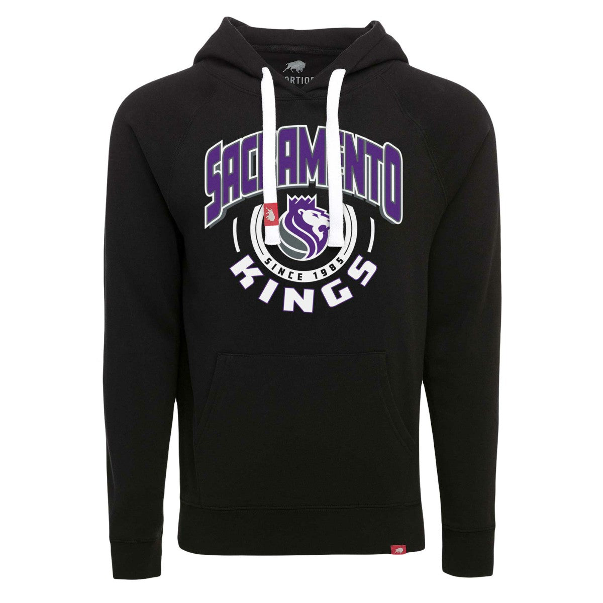NBA Sacramento Kings Sportiqe Unisex Olsen Super Soft Tri-Blend Raglan Pullover Hoodie