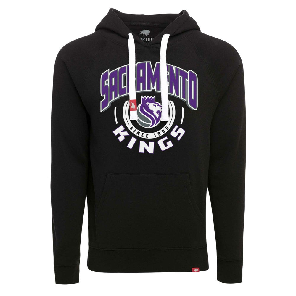 NBA Sacramento Kings Sportiqe Unisex Olsen Super Soft Tri-Blend Raglan Pullover Hoodie