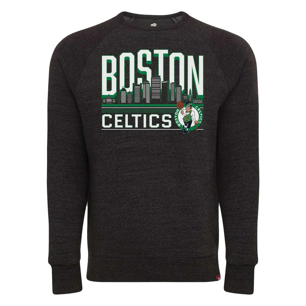 NBA Boston Celtics Sportiqe Unisex Harmon Super Soft Tri-Blend Raglan Pullover Sweatshirt