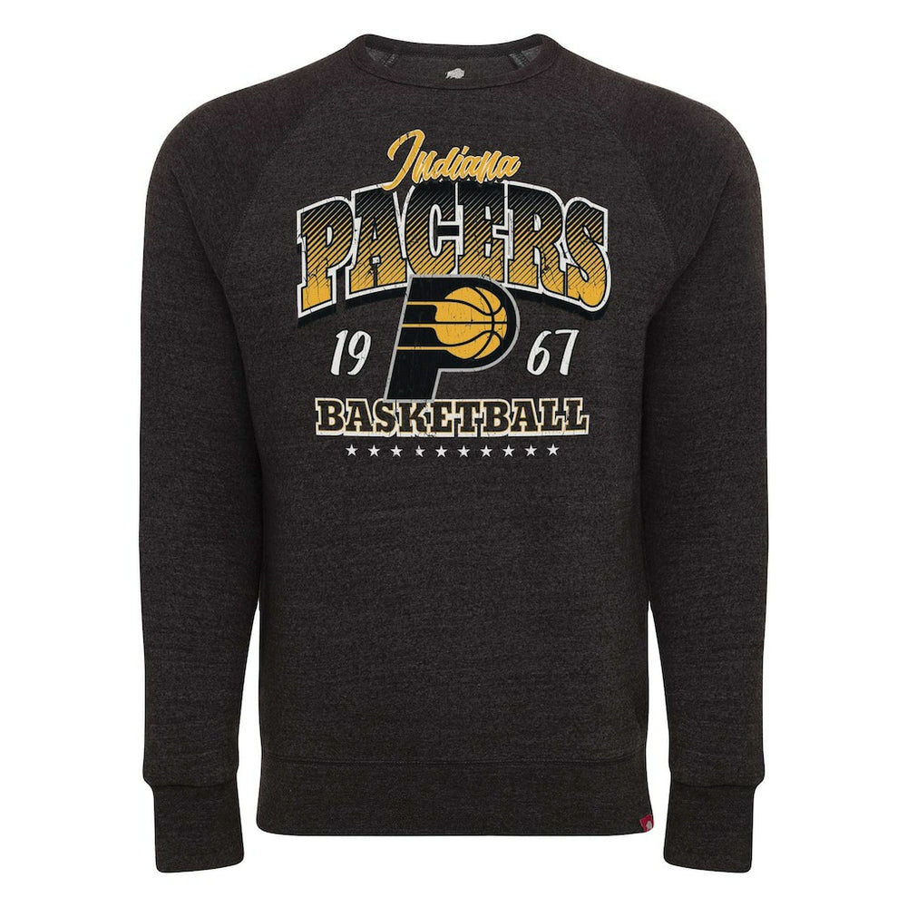 NBA Indiana Pacers Sportiqe Unisex Harmon Super Soft Tri-Blend Raglan Pullover Sweatshirt