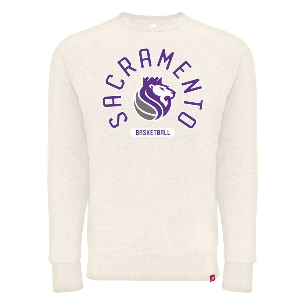 NBA Sacramento Kings Sportiqe Unisex Harmon Super Soft Tri-Blend Raglan Pullover Sweatshirt