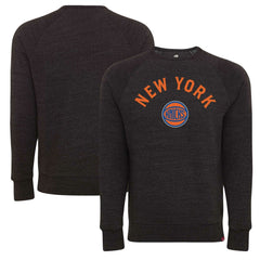 NBA New York Knicks Sportiqe Unisex Harmon Super Soft Tri-Blend Raglan Pullover Sweatshirt