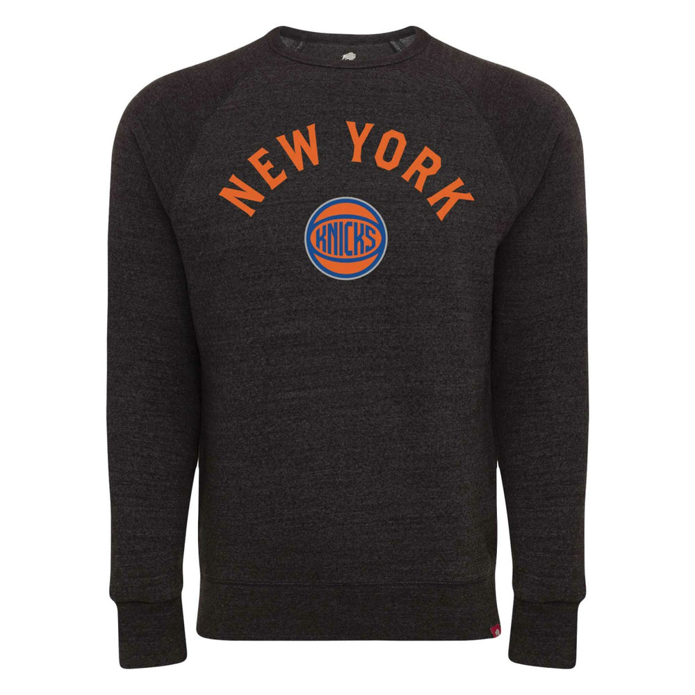 NBA New York Knicks Sportiqe Unisex Harmon Super Soft Tri-Blend Raglan Pullover Sweatshirt