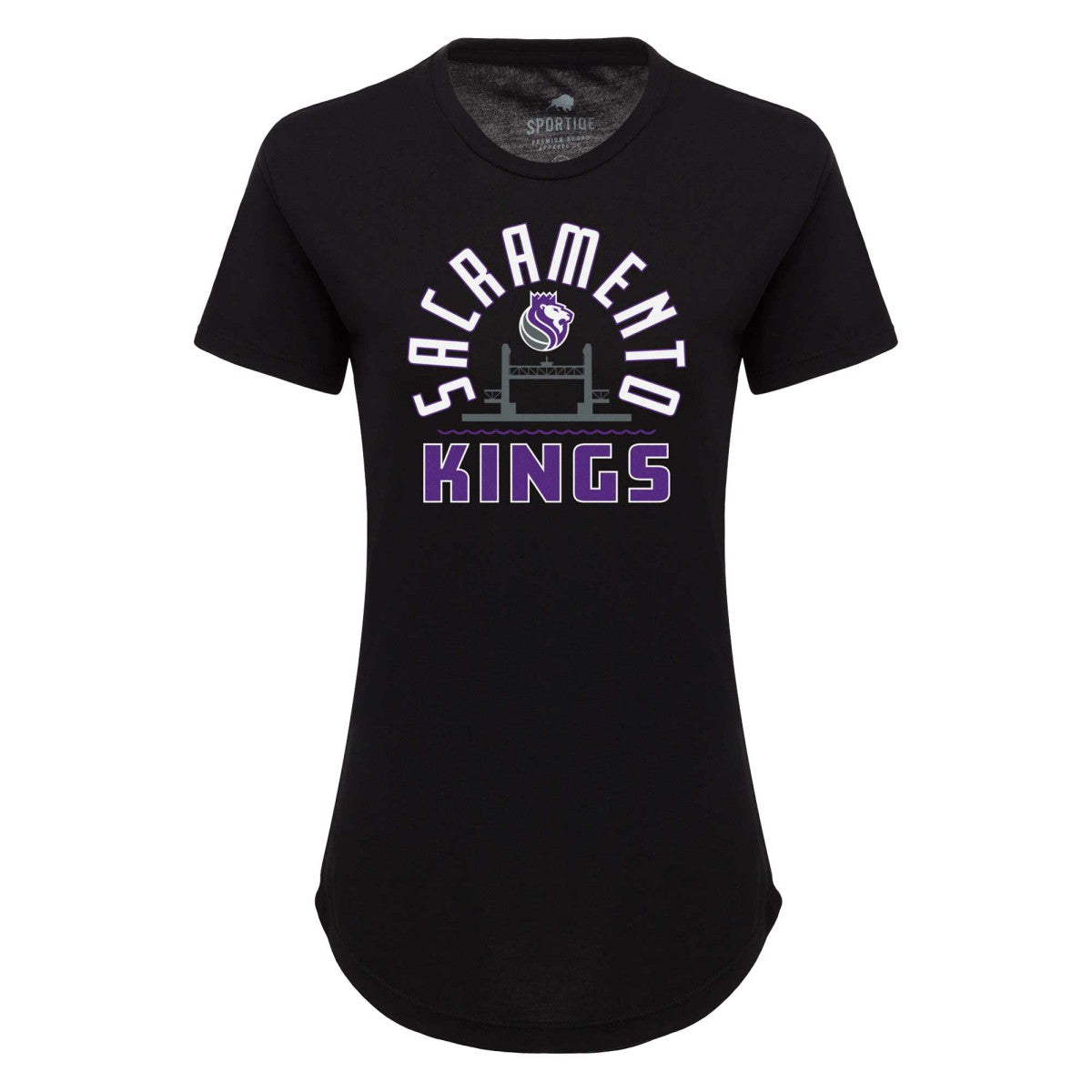 NBA Sacramento Kings Sportiqe Women's Phoebe Super Soft Tri-Blend T-Shirt