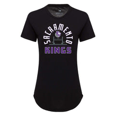 NBA Sacramento Kings Sportiqe Women's Phoebe Super Soft Tri-Blend T-Shirt