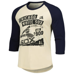 MLB Chicago White Sox Majestic Threads Raglan 3/4-Sleeve T-Shirt