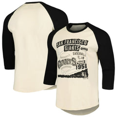 MLB San Francisco Giants Majestic Threads Raglan 3/4-Sleeve T-Shirt