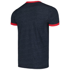 MLB Minnesota Twins Majestic Threads Ringer Tri-Blend T-Shirt