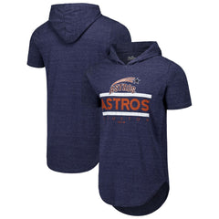 MLB Houston Astros Majestic Threads Tri-Blend Hoodie T-Shirt