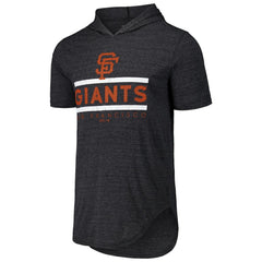 MLB San Francisco Giants Majestic Threads Tri-Blend Hoodie T-Shirt