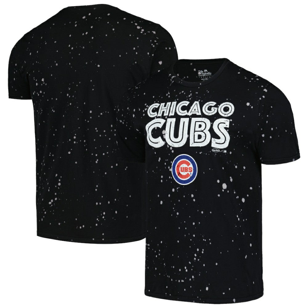 MLB Chicago Cubs Majestic Threads Splatter T-Shirt