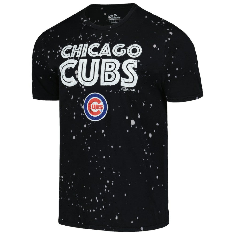 MLB Chicago Cubs Majestic Threads Splatter T-Shirt