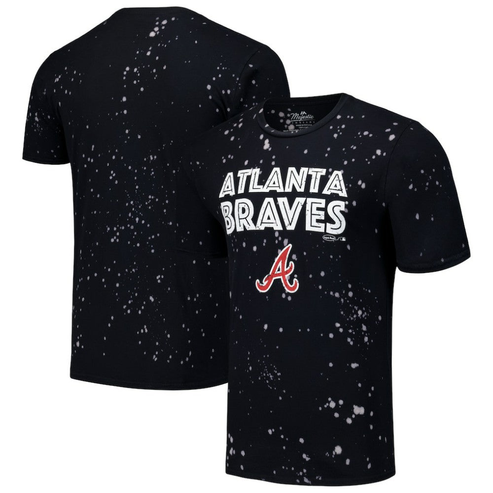 MLB Atlanta Braves Majestic Threads Splatter T-Shirt