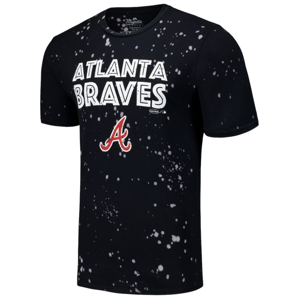 MLB Atlanta Braves Majestic Threads Splatter T-Shirt