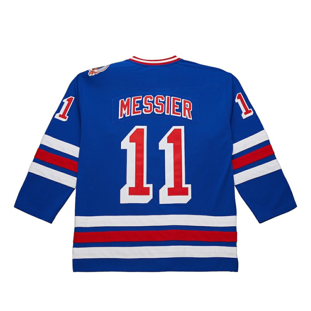NHL Blue Mark Messier New York Rangers Mitchell & Ness Big & Tall 1993/94 Blue Line 2.0 Jersey