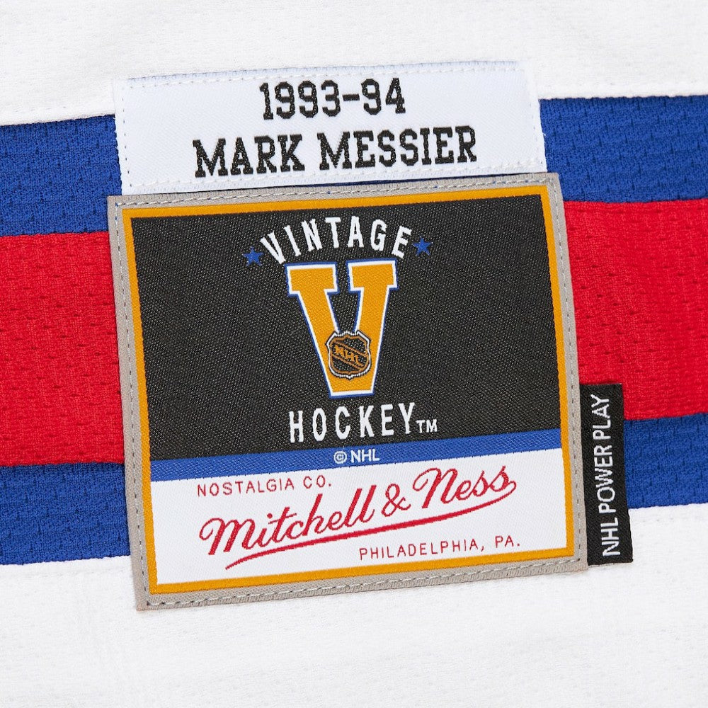 NHL Blue Mark Messier New York Rangers Mitchell & Ness Big & Tall 1993/94 Blue Line 2.0 Jersey