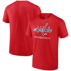 NHL Red Washington Capitals Fanatics 2024 Stanley Cup Playoffs Breakout T-Shirt