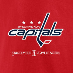NHL Red Washington Capitals Fanatics 2024 Stanley Cup Playoffs Breakout T-Shirt