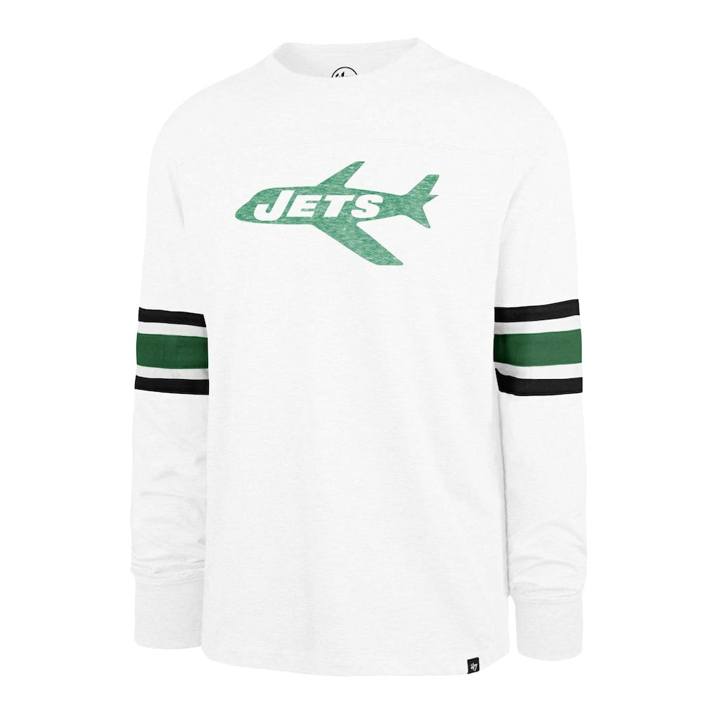 '47 Gridiron Throwback Premier Brex Long Sleeve T-Shirt - New York Jets