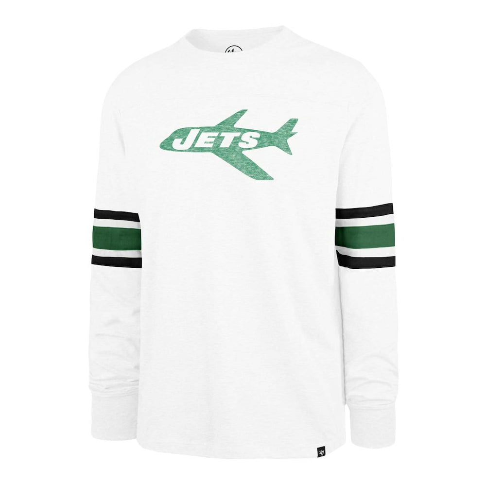 '47 Gridiron Throwback Premier Brex Long Sleeve T-Shirt - New York Jets