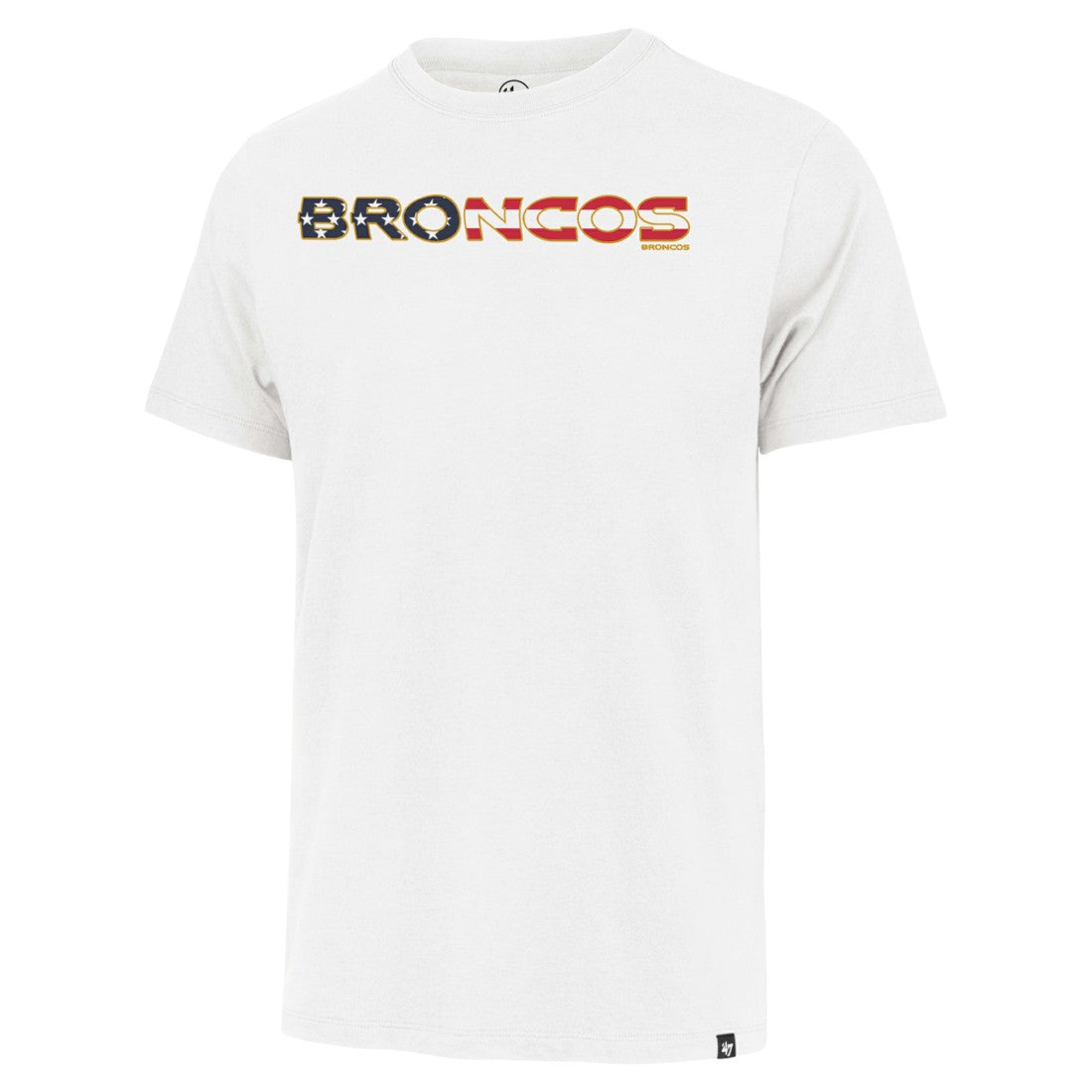 '47 Flag Script Franklin T-Shirt - Denver Broncos