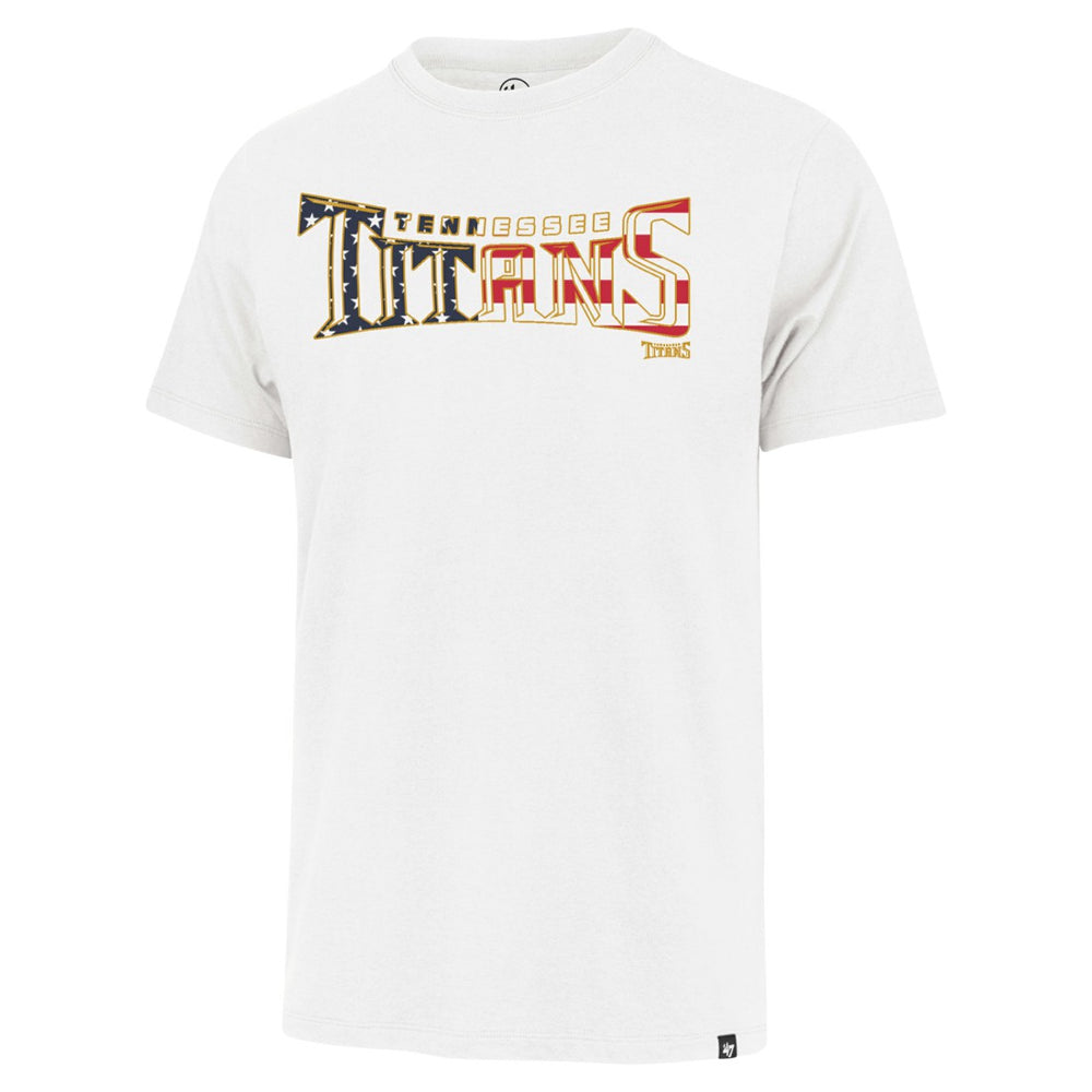 '47 Flag Script Franklin T-Shirt - Tennessee Titans
