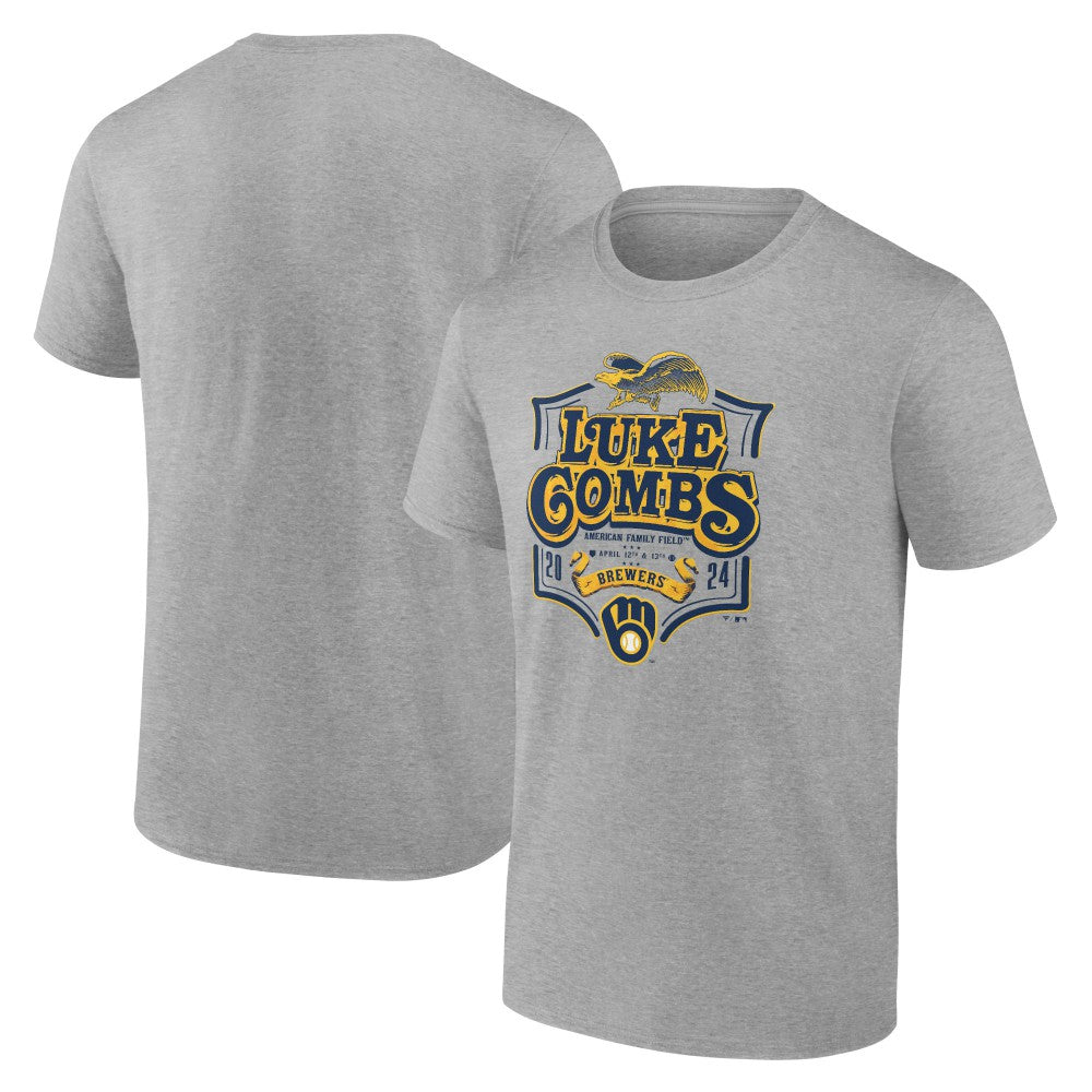 MLB Luke Combs x Milwaukee Brewers Fanatics Graphic T-Shirt