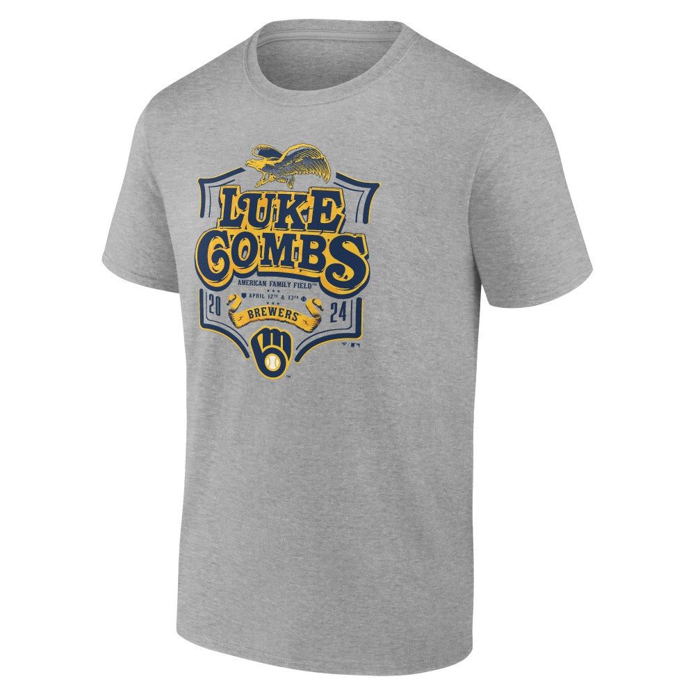 MLB Luke Combs x Milwaukee Brewers Fanatics Graphic T-Shirt