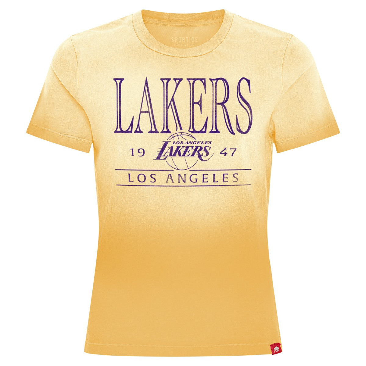 NBA Los Angeles Lakers Sportiqe Women's Arcadia Sun-Dipped T-Shirt